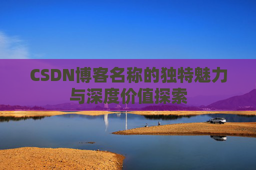 CSDN博客名称的独特魅力与深度价值探索